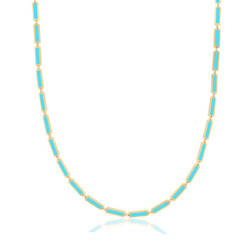 Baguette Turquoise Necklace